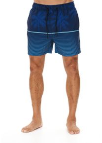 CRUZ Herren Badehose "Wassim", blau, Gr. S, gestreift, Elasthan, Polyester, Badehosen, in atmungsaktiver Qualität