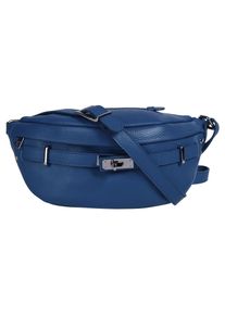 Samantha Look Damen Gürteltasche, blau, Leder, clean, Taschen, echt Leder, Made in Italy