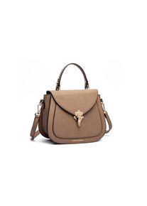 Damen Umhängetasche "Odessa", Collezione Alessandro, braun, Lederimitat, Taschen, mit aufgesetztem Steckfach
