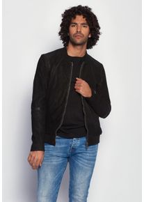 Maze Herren Lederjacke "4201970", schwarz, Gr. XL, Obermaterial: 100% Leder, Lammnappa / Futter: 100% Baumwolle / Ärmelfutter: 100% Polyester, Jacken
