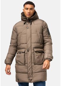 STONE HARBOUR Herren Wintermantel "Beviis", grau, modisch, Gr. S, Obermaterial: 100% Polyester, Futter: 100% Polyester, Wattierung: 100% Polyester,