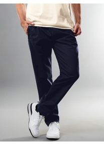 TRIGEMA Herren Jerseyhose "TRIGEMA Freizeithose aus 100% Baumwolle", blau, casual, Gr. XL, 100% Baumwolle, Hosen