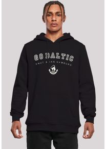 F4NT4STIC Herren Kapuzenpullover "Go Baltic", schwarz, casual, Gr. M, Obermaterial: 65% Baumwolle, 35% Polyester, Pullover, Print