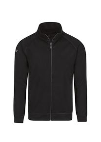 TRIGEMA Herren Trainingsjacke "TRIGEMA Raglanjacke", schwarz, casual, Gr. XL, 100% Baumwolle, Jacken