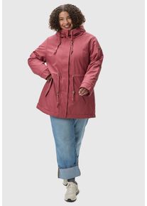 Ragwear Damen Wintermantel "Monadis Rainy II Intl.", rosa, sportlich, Gr. XXL, Oberstoff: 100% Polyester, Futter: 100% Polyester, Wattierung: 100%