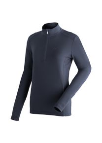 Maier Sports Damen Fleecepullover "Jenna Rec", blau, Gr. 38, 100% Polyester (recycled), Sweatshirts, Damen Midlayer, elastisches und pflegeleichtes