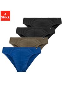Le Jogger Herren Slip, Gr. S, bunt, Jersey, Obermaterial: 95% Baumwolle, 5% Elasthan, unifarben, Unterhosen, schmaler Bund mit Markenlabel