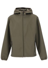 WHISTLER Kinder Softshelljacke "Luango", grün, casual, Gr. 152, unifarben, 100% Polyester, Jacken, mit 8000 mm Wassersäule