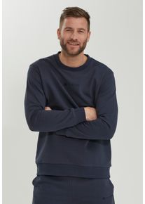 Virtus Herren Sweatshirt "Hotown", blau, sportlich, Gr. M, unifarben, 90% Baumwolle, 10% Polyester, Sweatshirts, mit Baumwoll-Touch