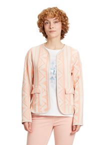 Cartoon Damen Jackenblazer "Cartoon Blazer-Jacke mit Muster", rosa, modisch, Gr. 36, Obermaterial: 80% Baumwolle, 20% Polyester., Blazer, Material