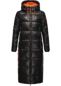 Navahoo Damen Steppmantel "Schmuseengel", schwarz, modisch, Gr. XS, Obermaterial: 100% Nylon, Futter: 100% Polyester, Wattierung: 100% Polyester,