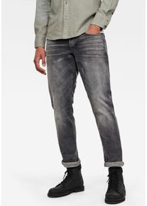 G-Star Raw G-STAR Herren Regular-fit-Jeans "3301 Straight Tapered", grau, modisch, Gr. 38, Denim/Jeans, Obermaterial: 99% Baumwolle, 1% Elasthan, Jeans