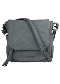 Betty Barclay Damen Umhängetasche, blau, Polyurethan (PU), unifarben, Taschen