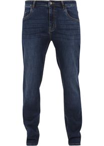 Urban Classics Herren Bequeme Jeans "Urban Classics Herren Stretch Denim Pants", blau, casual, Gr. 30, unifarben, 98% Baumwolle, 2% Elasthan, Jeans
