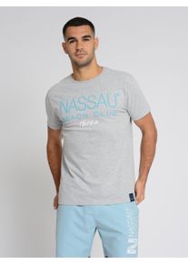 NASSAU BEACH Herren T-Shirt "NB231040", grau, Gr. XL, 100% Baumwolle, Shirts
