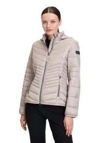 Betty Barclay Damen Outdoorjacke "Betty Barclay Outdoorjacke mit abnehmbarer Kapuze", beige, casual, Gr. 46, Obermaterial: 100% Polyamid. Füllung: