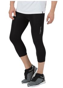 TRIGEMA Herren Funktionshose "TRIGEMA 3/4 Radlerhose", schwarz, sportlich, Gr. M, 85% Polyester (Bioactive), 15% Elastan, Hosen