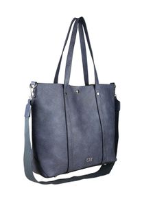 Damen Umhängetasche "Ela", Collezione Alessandro, blau, Lederimitat, Taschen, schlichtes Design