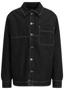 Urban Classics Herren Allwetterjacke "Urban Classics Herren Oversized Trucker Jacket", schwarz, casual, Gr. L, unifarben, 100% Baumwolle, Jacken