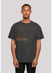 F4NT4STIC Herren T-Shirt "kindness", schwarz, casual, Gr. S, Obermaterial: 100% Baumwolle, Shirts, Print