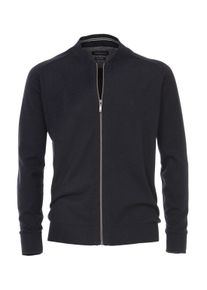 Casamoda Herren Strickjacke "Casamoda Strickjacke uni", blau, Gr. M, 100% Baumwolle, Strickjacken