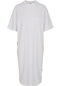 Urban Classics Damen Shirtkleid "Urban Classics Damen Ladies Organic Long Oversized Tee Dress", weiß, klassisch, Gr. M, unifarben, 100% Baumwolle,