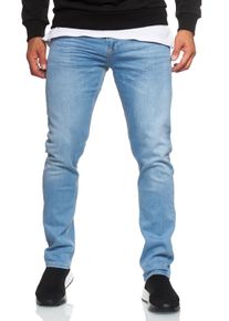 Rusty Neal Herren Straight-Jeans "MELVIN", blau, casual, Gr. 29, unifarben, 98% Baumwolle, 2% Elasthan, Jeans, im klassischen 5-Pocket-Stil