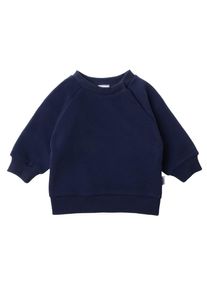 Liliput Herren Sweatshirt "marine", blau, Gr. 74, unifarben, 80% Baumwolle, 20% Polyester, Sweatshirts, in schlichtem Design