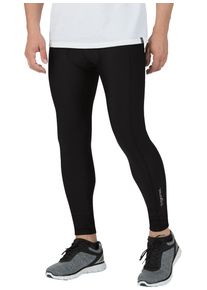 TRIGEMA Herren Trainingshose "TRIGEMA Lange Radler-Hose angeraut", schwarz, sportlich, Gr. S, 92% Polyester, 8% Elastan, Hosen