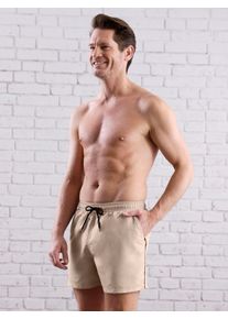 feel good Herren Badeshorts, beige, Gr. 5, Polyester, Badehosen
