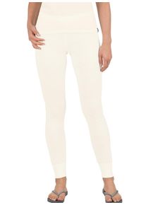 TRIGEMA Damen Lange Unterhose "TRIGEMA Lange Ski/Sport Funktionshose aus Merinowolle", Gr. S, beige, 80% Wolle (Merinowolle), 20% Polyamid, Unterhosen