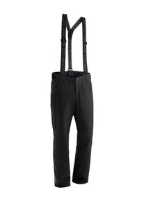 Maier Sports Herren Skihose "Corban T", schwarz, Gr. 24, 100% Polyester, Hosen, Herren Schneehose mit Hosenträgern, wind/wasserdicht, Regular Fit