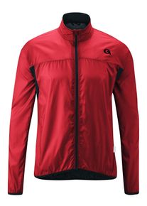 Gonso Herren Fahrradjacke "Serru", rot, Gr. L, 100% Polyester, Jacken, leichte Herren Windjacke, lockerer Windbreaker, Radjacke
