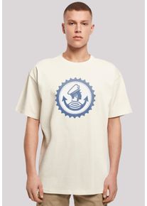 F4NT4STIC Herren T-Shirt "Knut und Jan Hamburg", beige, casual, Gr. XXXL, Obermaterial: 100% Baumwolle, Shirts, Print