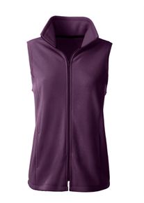 Classic Basics Damen Fleeceweste, lila, Gr. 50, unifarben, 100% Polyester, Westen