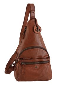 Harbour 2nd Cityrucksack "Merlin", braun, Leder, casual, Rucksäcke, Umhängetasche Freizeitrucksack