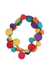 Damen Armband "Cagay", bunt, Collezione Alessandro, Holz, Armbänder