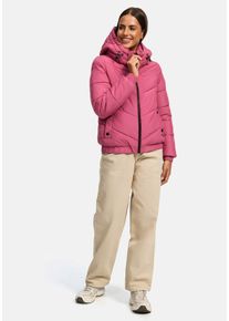 Marikoo Damen Winterjacke "Nayanaa", rosa, Gr. L, Obermaterial: 100% Polyester, Innenmaterial: 100% Polyester, Jacken, mit abnehmbarer Kapuze