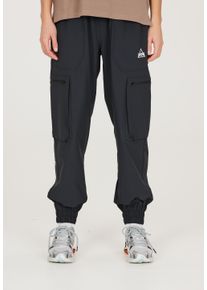 SOS Damen Sweathose "Salonga W", schwarz, casual, Gr. XL, unifarben, 100% Nylon, Hosen, mit lässigen Cargotaschen
