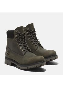 Timberland Schnürboots "6 inch Premium FTB", Gr. 44, grau, Nubukleder, sportlich, Schuhe, Winterstiefel, Schnürstiefel, Winterschuhe, wasserdicht