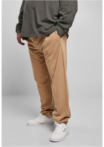 Urban Classics Herren Stoffhose "Urban Classics Herren Basic Sweatpants 2.0", beige, Gr. XS, unifarben, 80% Baumwolle, 20% Polyester, Hosen