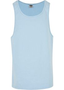 Urban Classics Damen Tanktop "Urban Classics Herren Heavy Oversized Acid Wash Tank", blau, Gr. M, 100% Baumwolle, Tops