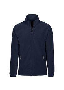 TRIGEMA Damen Fleecejacke "TRIGEMA Fleecejacke", blau, sportlich, Gr. XL, 100% Polyester, Jacken