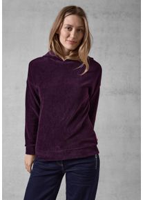 Cecil Damen Langarmshirt, rosa, casual, Gr. XXL, unifarben, Web, 73% Baumwolle, 25% Polyester, 2% Elasthan, Shirts, mit Kapuze