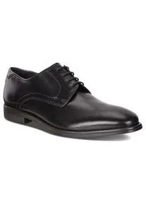 Schnürschuh Ecco "MELBOURNE" Gr. 38, schwarz Herren Schuhe mit seitlichen Nähten, Freizeitschuh, Halbschuh, Schnürschuh