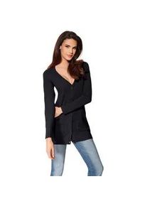 Strickjacke Heine Gr. 34, schwarz Damen Strickjacken