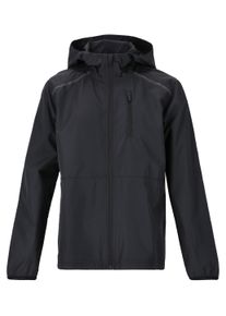Endurance Herren Laufjacke "Hugoee", schwarz, casual, Gr. 116, unifarben, 100% Polyester, Jacken, mit wind- und wasserabweisender Funktion