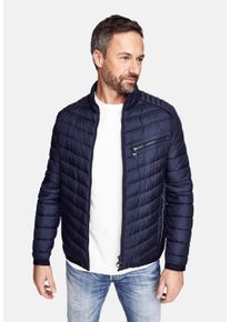 NEW CANADIAN Herren Steppjacke, blau, sportlich, Gr. 64, unifarben, 100% Polyester, Jacken, mit wasserabweisender Funktion