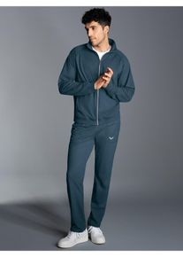 TRIGEMA Herren Jogginganzug "TRIGEMA Freizeitanzug-Set", blau, casual, Gr. XL, 100% Baumwolle, Sportanzüge