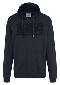 Herren Kapuzensweatshirt "GRAPHIC NUMBER", grau, casual, Gr. XXL, Ahorn Sportswear, 100% Baumwolle, Sweatshirts, mit modischem Frontprint